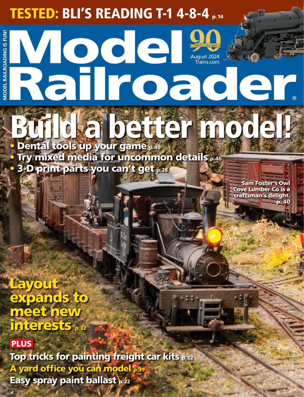 Model-Railroader August 01, 2024 Issue Cover