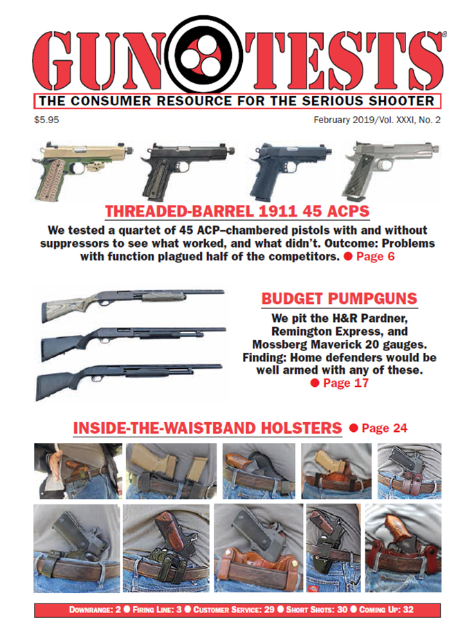 Gun-Tests February 01, 2019 Issue Cover