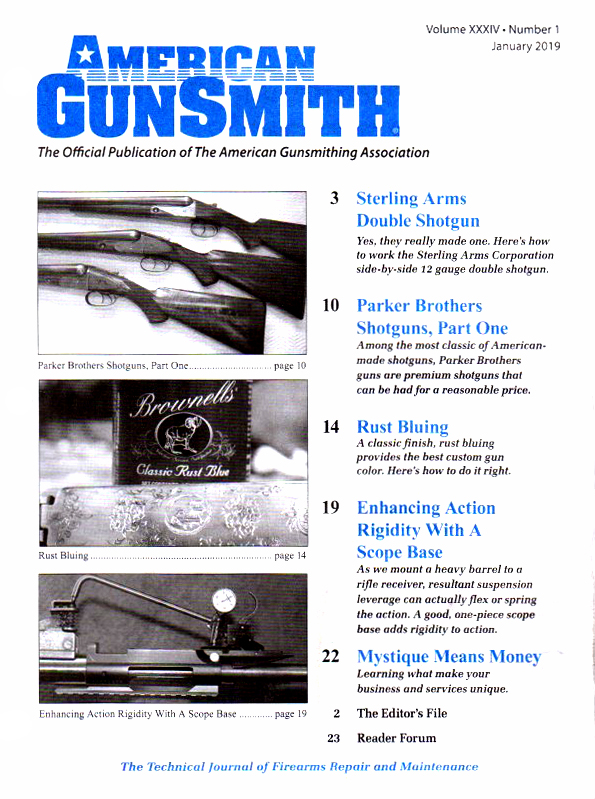 American-Gunsmith January 01, 2019 Issue Cover