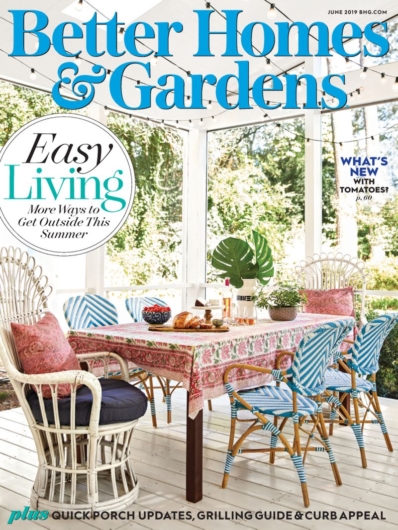 Better Homes & Gardens June 01, 2019 Issue Cover