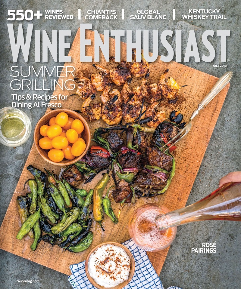 Wine-Enthusiast July 01, 2018 Issue Cover