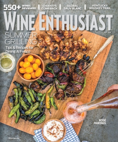 Wine Enthusiast July 01, 2018 Issue Cover