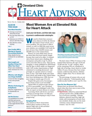 Heart Advisor Magazine Subscription