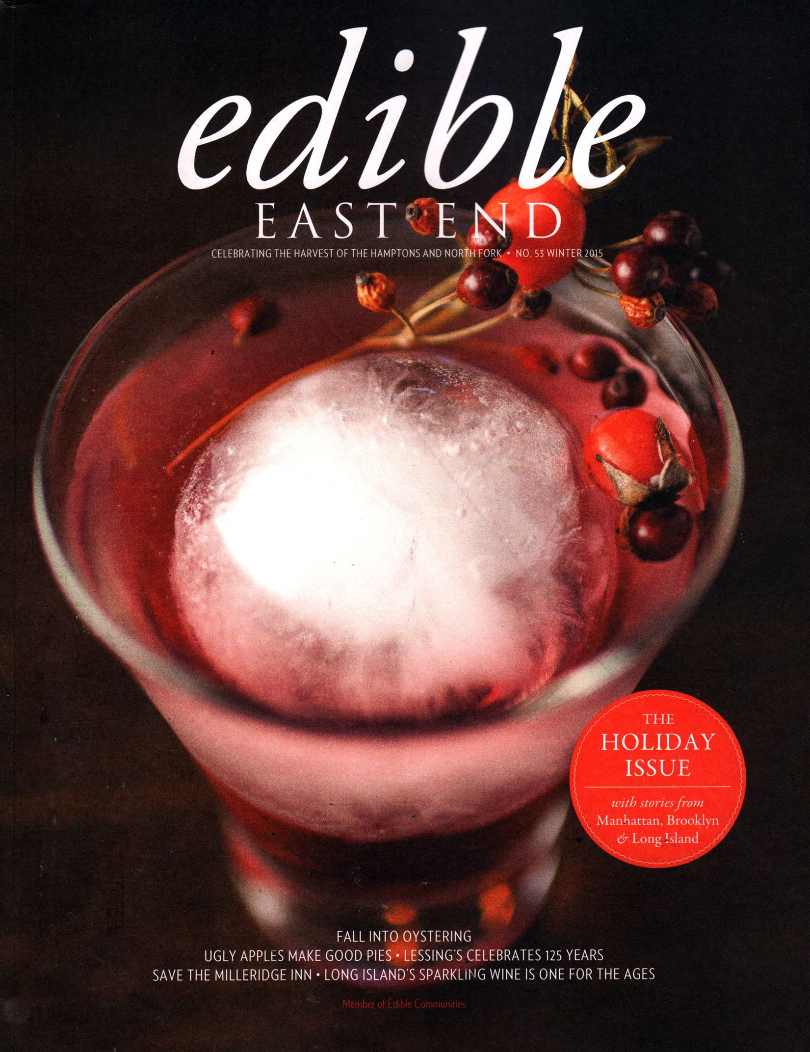 Edible-East-End December 01, 2015 Issue Cover