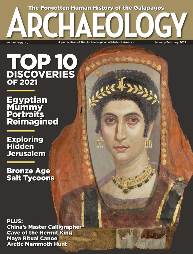 Archaeology January 01, 2022 Issue Cover