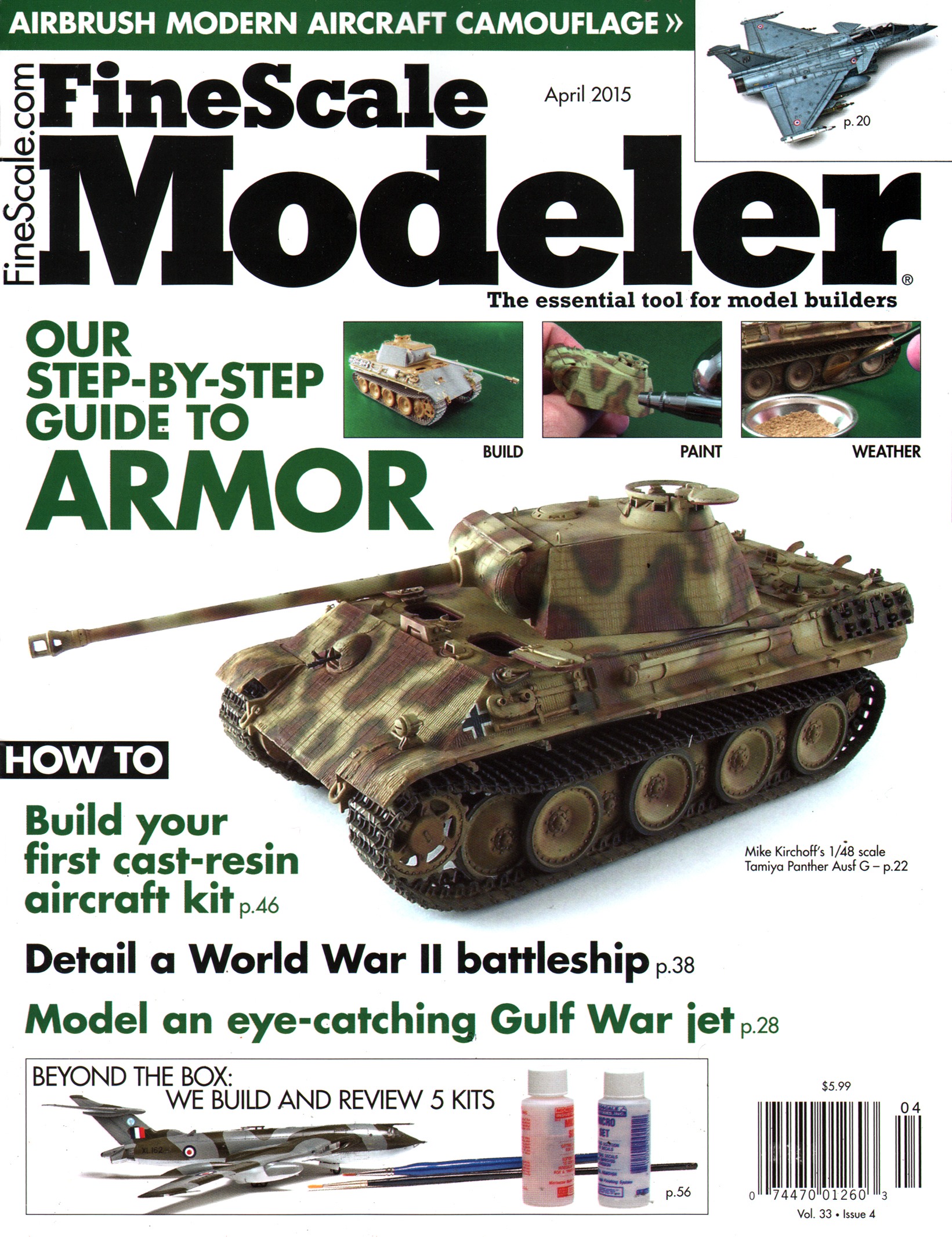 Finescale-Modeler April 01, 2015 Issue Cover