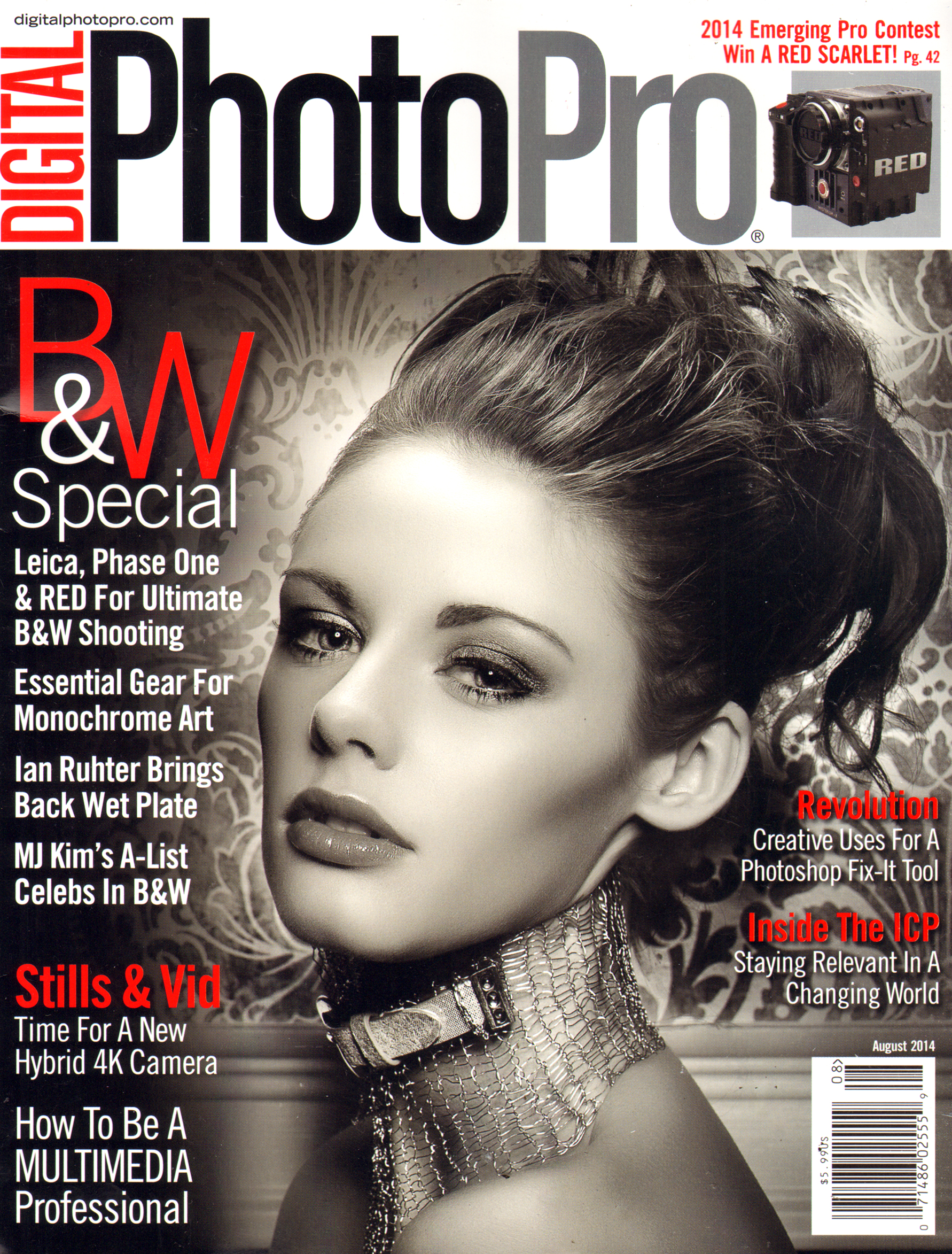 Digital-Photo-Pro August 01, 2014 Issue Cover