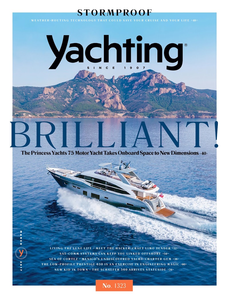 yachting March 01, 2017 Issue Cover