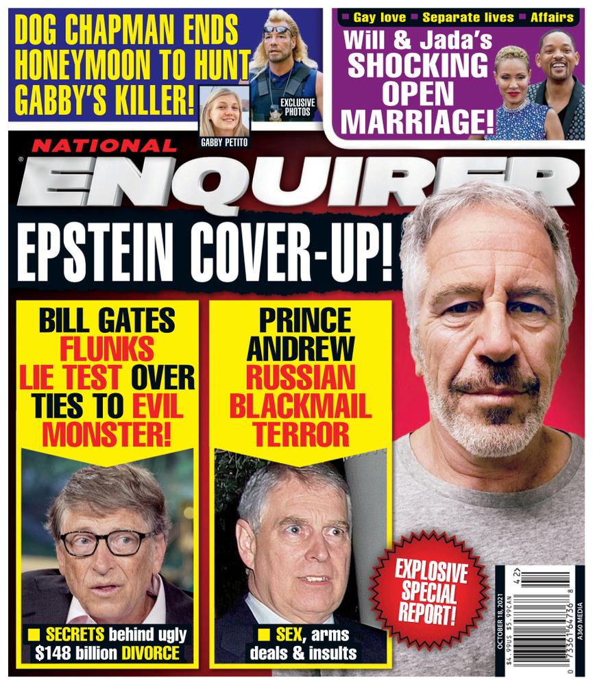 National-Enquirer October 18, 2021 Issue Cover