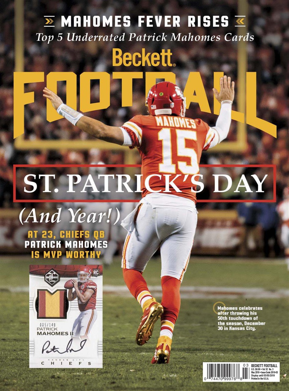 Beckett-Football March 01, 2019 Issue Cover