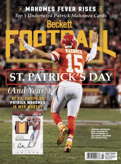 Beckett Football March 01, 2019 Issue Cover