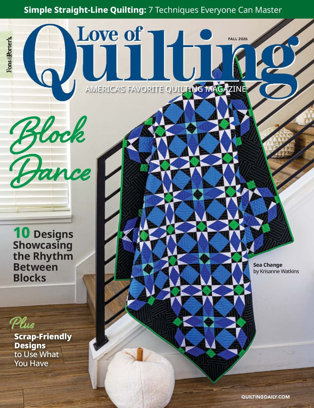 Fons & Porter's Love of Quilting September 01, 2026 Issue Cover