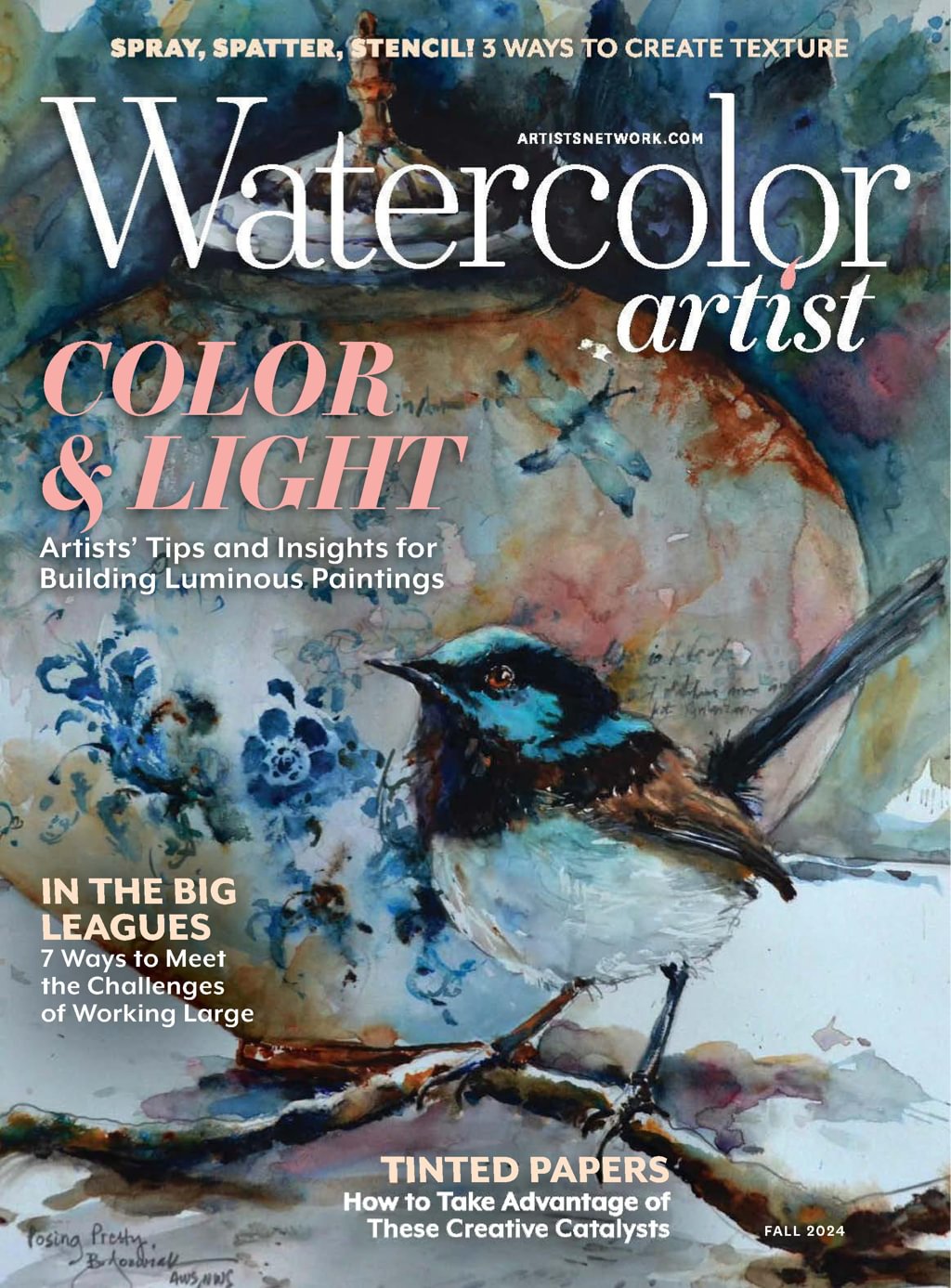 Watercolor-Artist September 01, 2024 Issue Cover