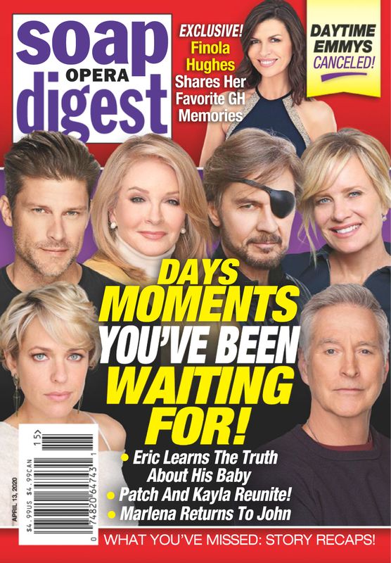 Soap-Opera-Digest April 13, 2020 Issue Cover