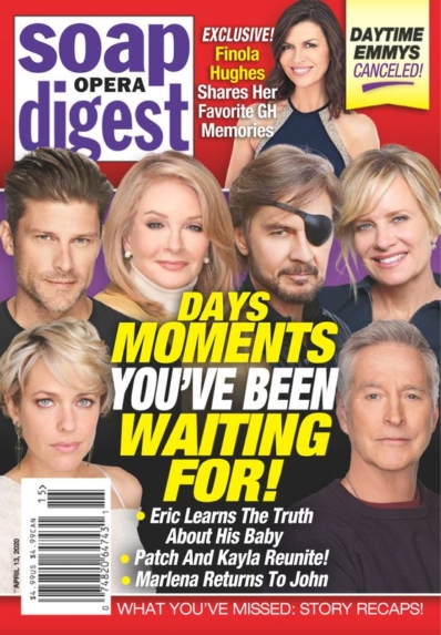 Soap Opera Digest April 13, 2020 Issue Cover