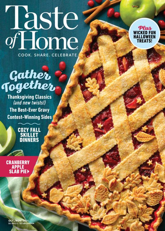 Taste-of-Home October 01, 2021 Issue Cover