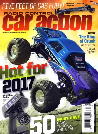 Radio Control Car Action January 01, 2017 Issue Cover