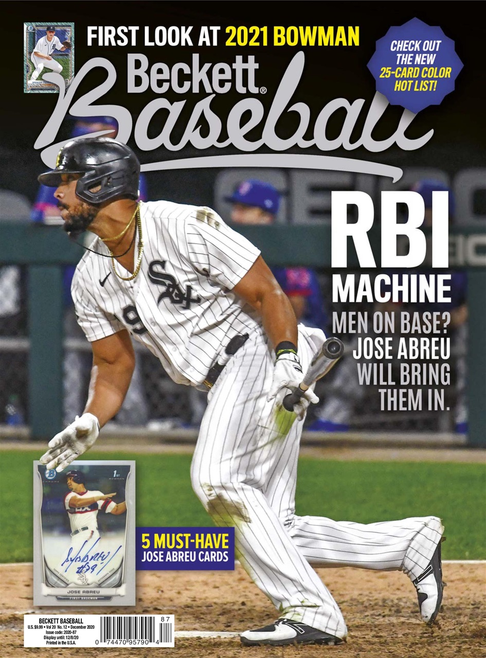 Beckett-Baseball December 01, 2020 Issue Cover