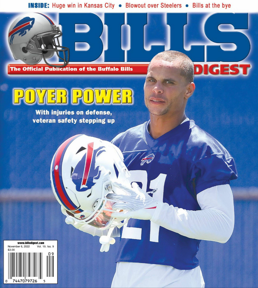 Bills-Digest November 06, 2022 Issue Cover