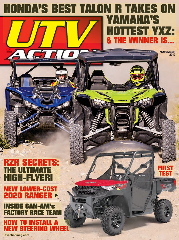 UTV-Action November 01, 2019 Issue Cover