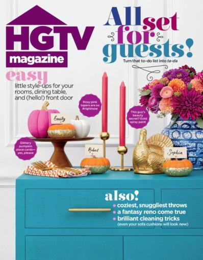 HGTV November 01, 2019 Issue Cover