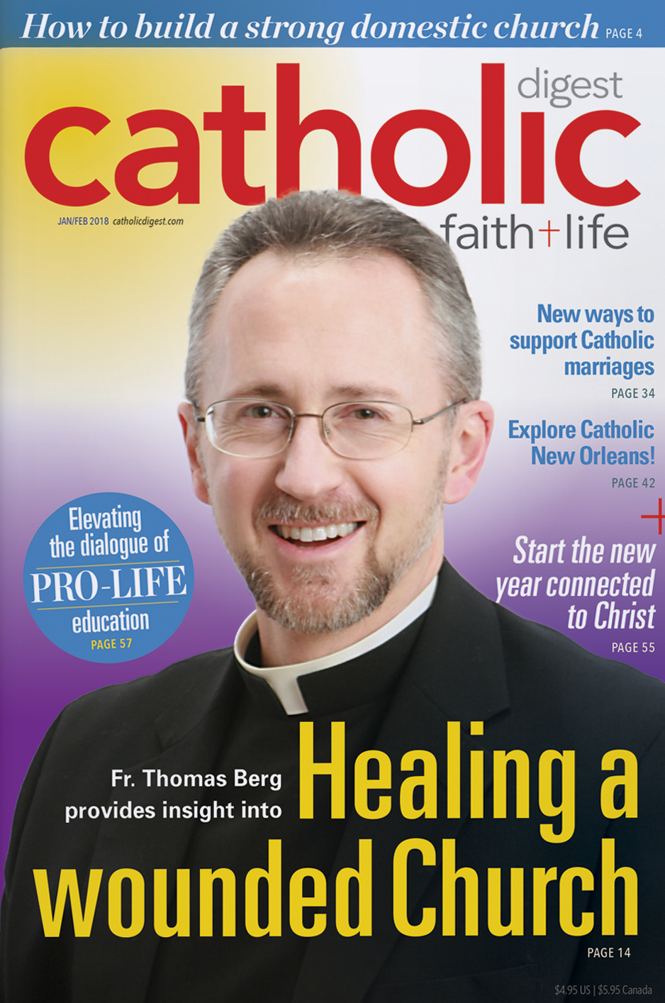 Catholic-Digest January 01, 2018 Issue Cover