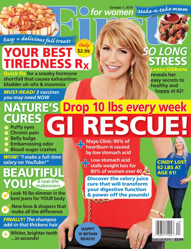First-For-Women October 07, 2019 Issue Cover