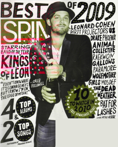 Spin January 01, 2010 Issue Cover