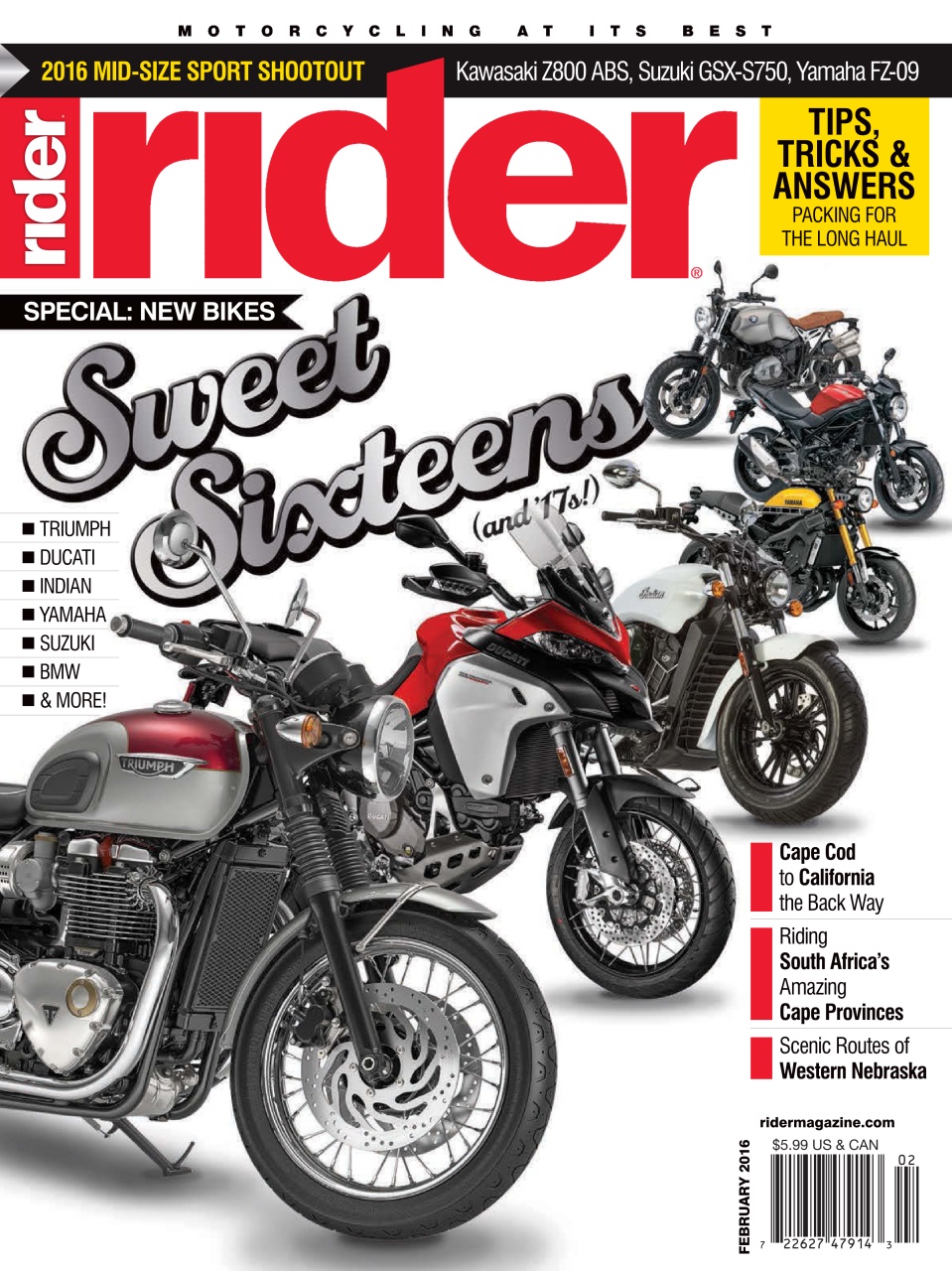 rider February 01, 2016 Issue Cover