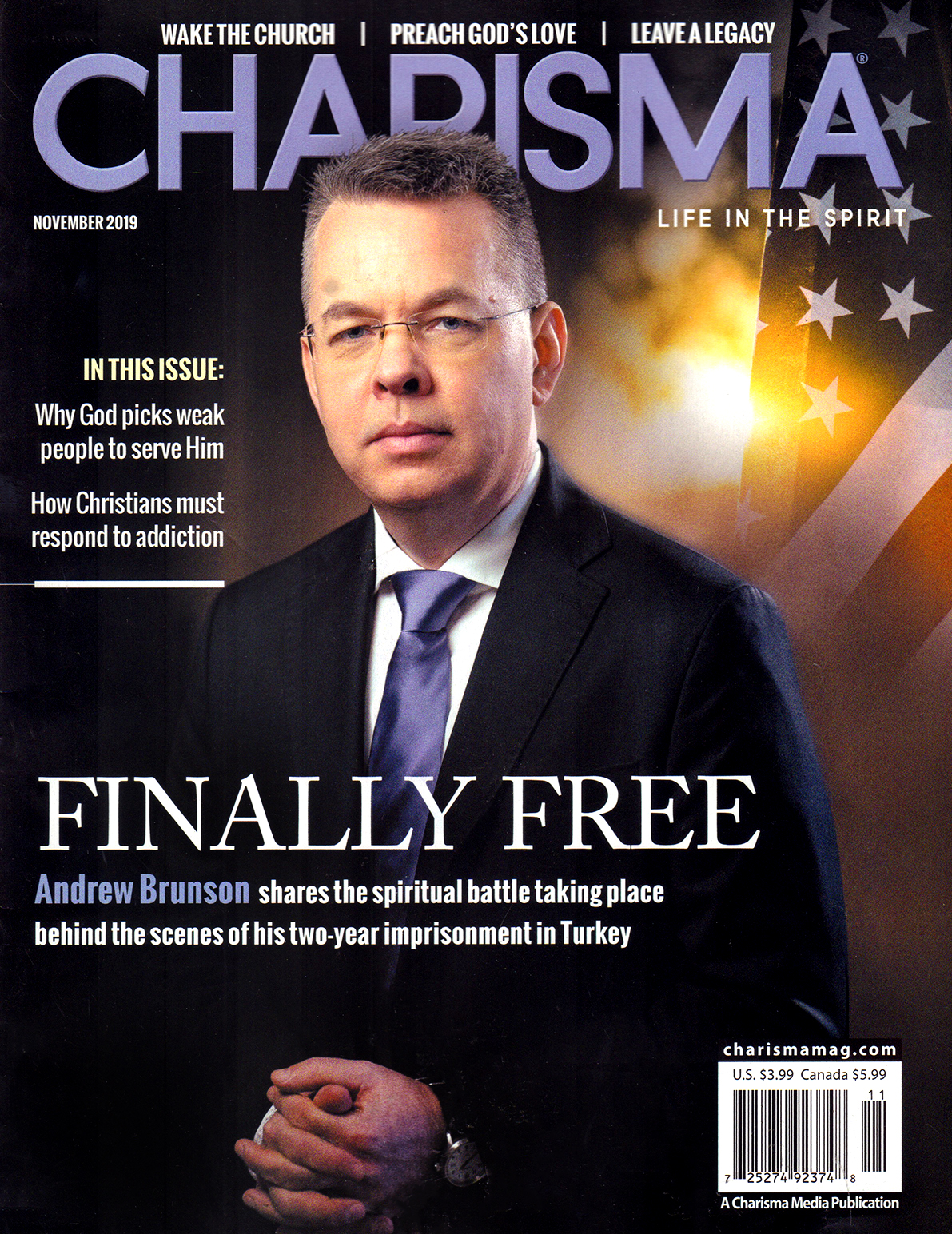 Charisma November 01, 2019 Issue Cover