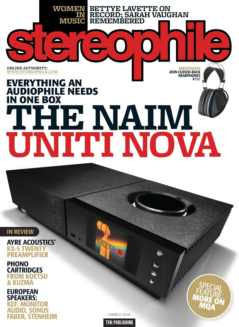 Stereophile March 01, 2018 Issue Cover