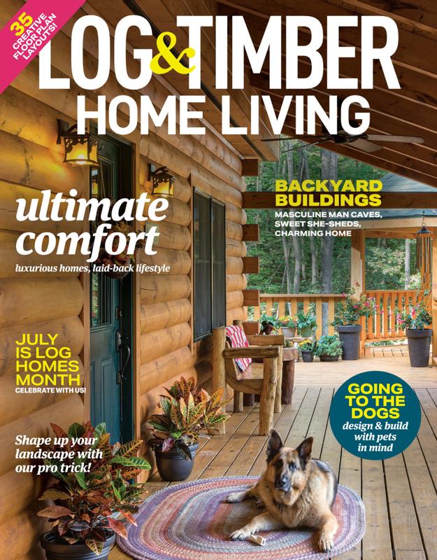 Log-and-Timber-Home-Living June 01, 2021 Issue Cover