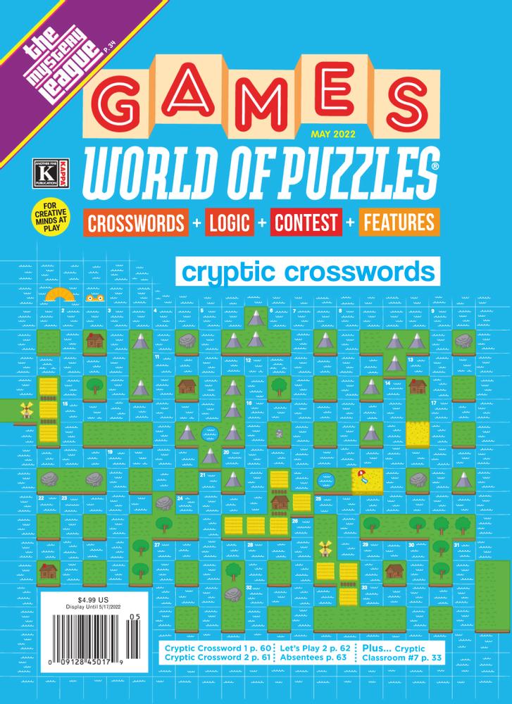 Games-World-of-Puzzles May 01, 2022 Issue Cover