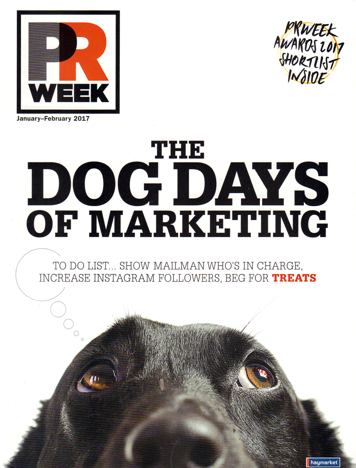 prweek January 01, 2017 Issue Cover