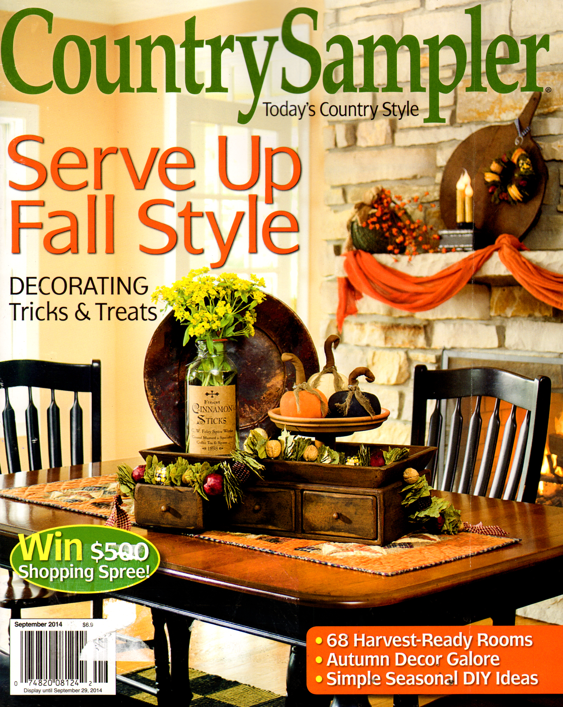 Country-Sampler September 01, 2014 Issue Cover