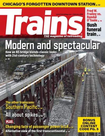 Trains February 01, 2019 Issue Cover