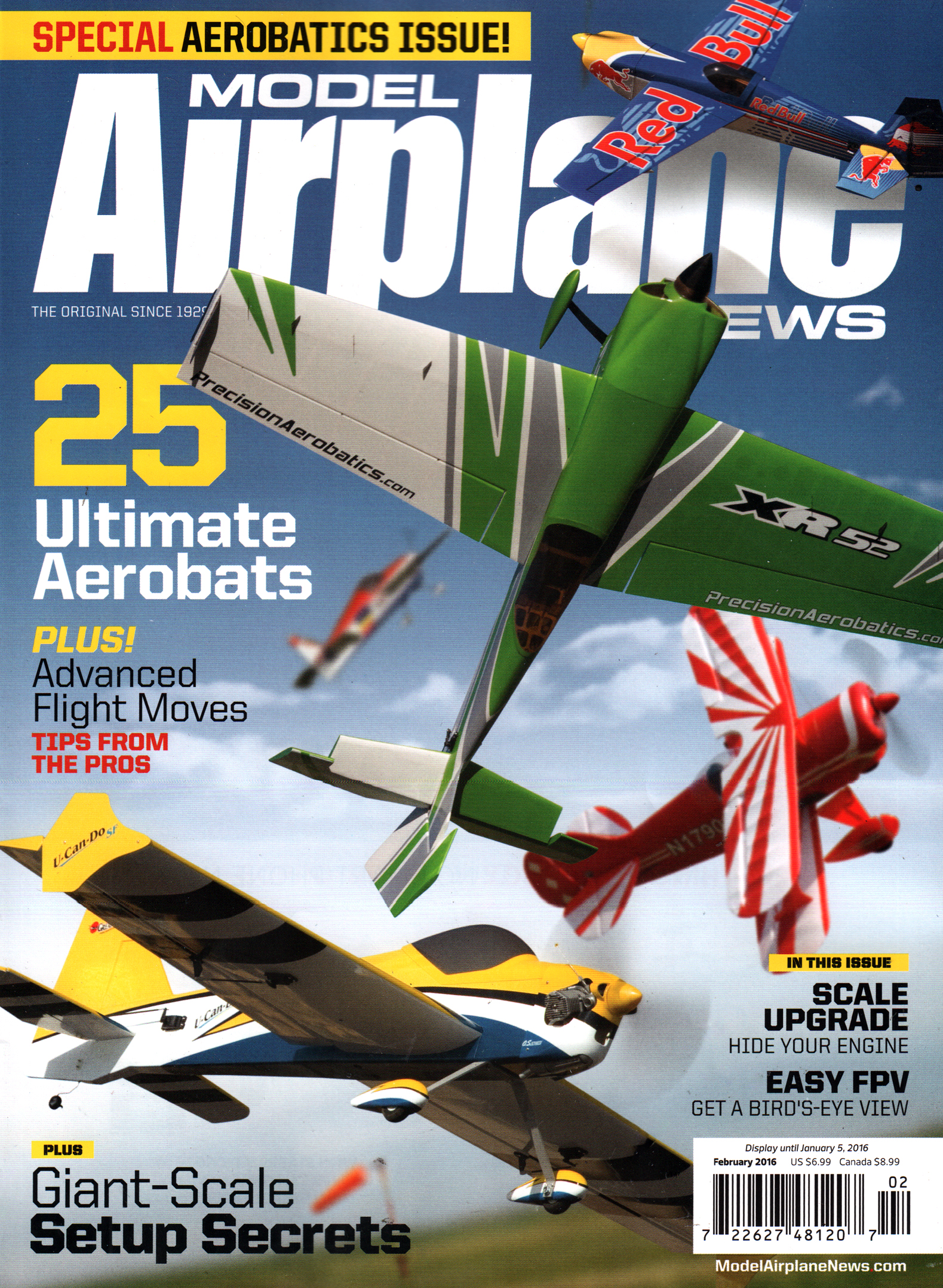 Model-Airplane-News February 01, 2016 Issue Cover