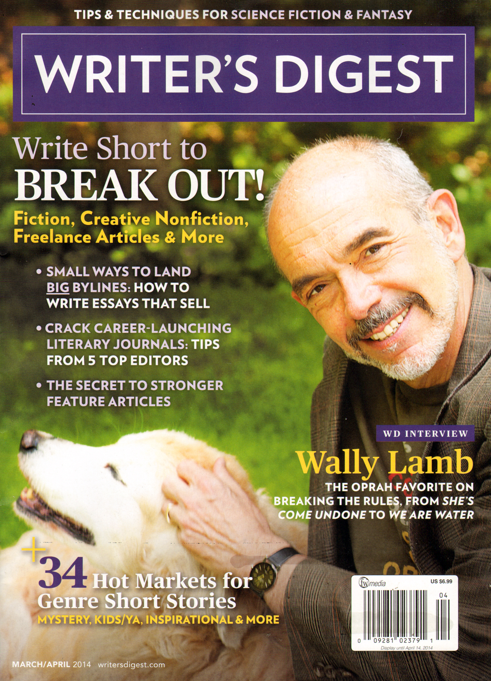 Writers-Digest March 01, 2014 Issue Cover
