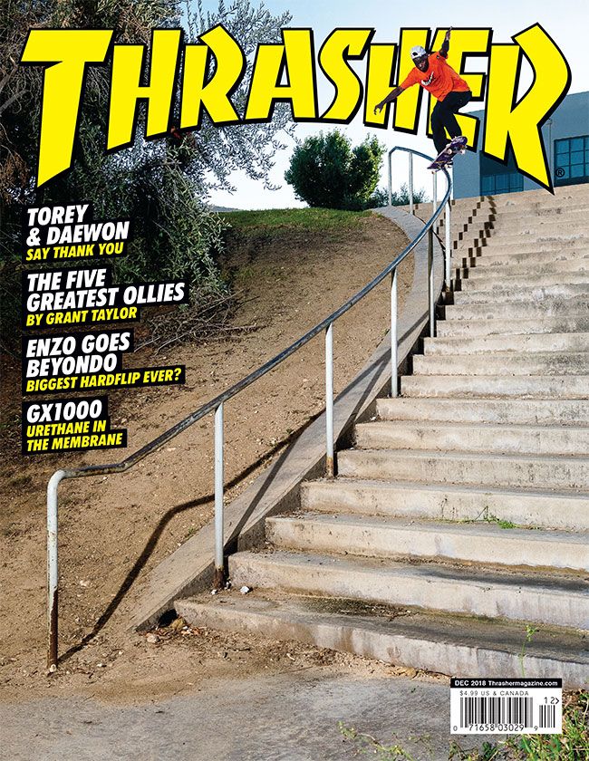 Thrasher December 01, 2018 Issue Cover