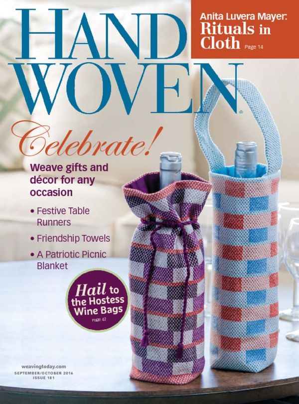 Handwoven September 01, 2016 Issue Cover