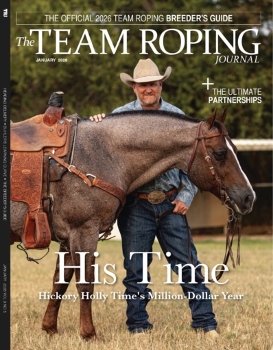 The Team Roping Journal January 01, 2026 Issue Cover