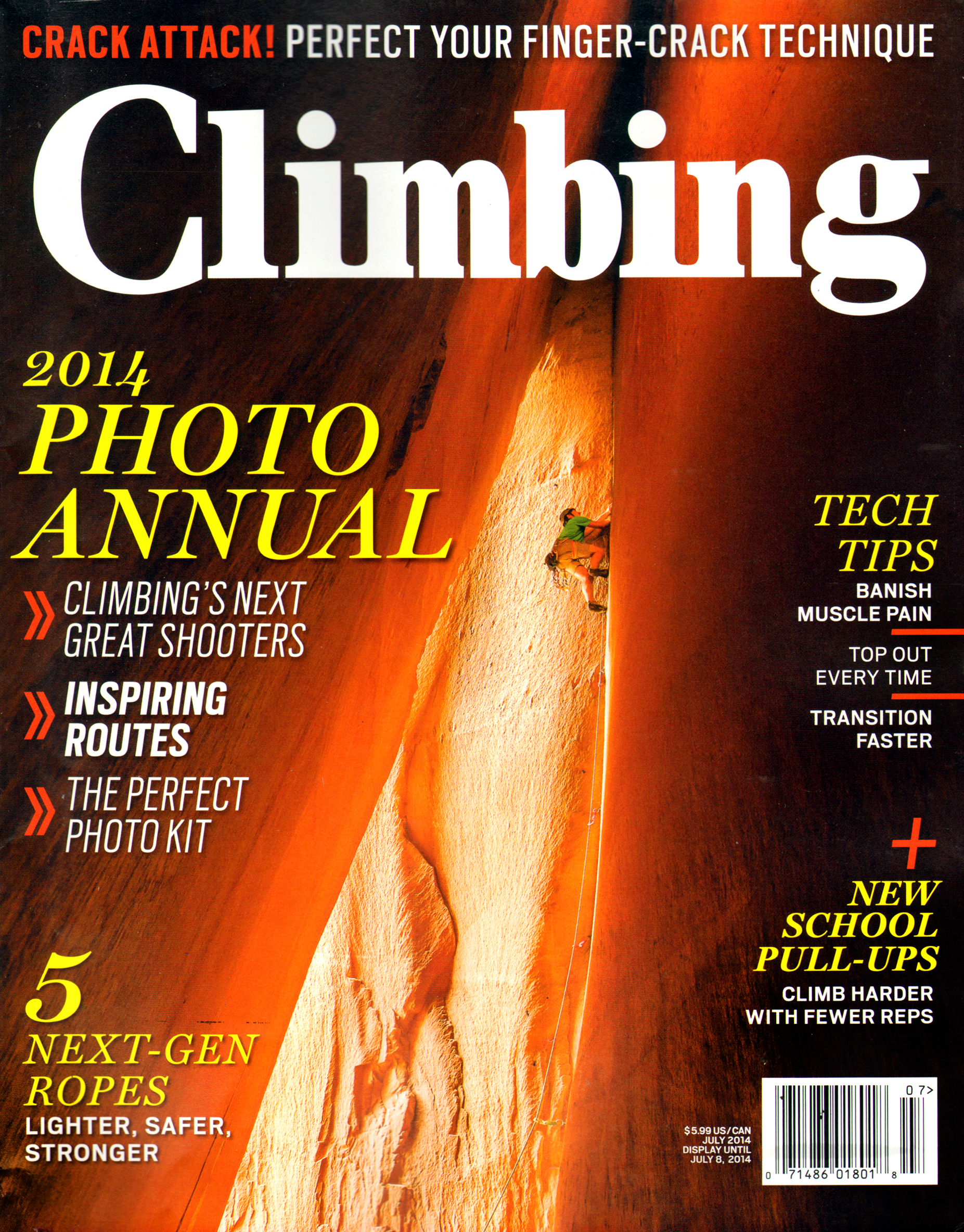 Climbing-Magazine July 01, 2014 Issue Cover