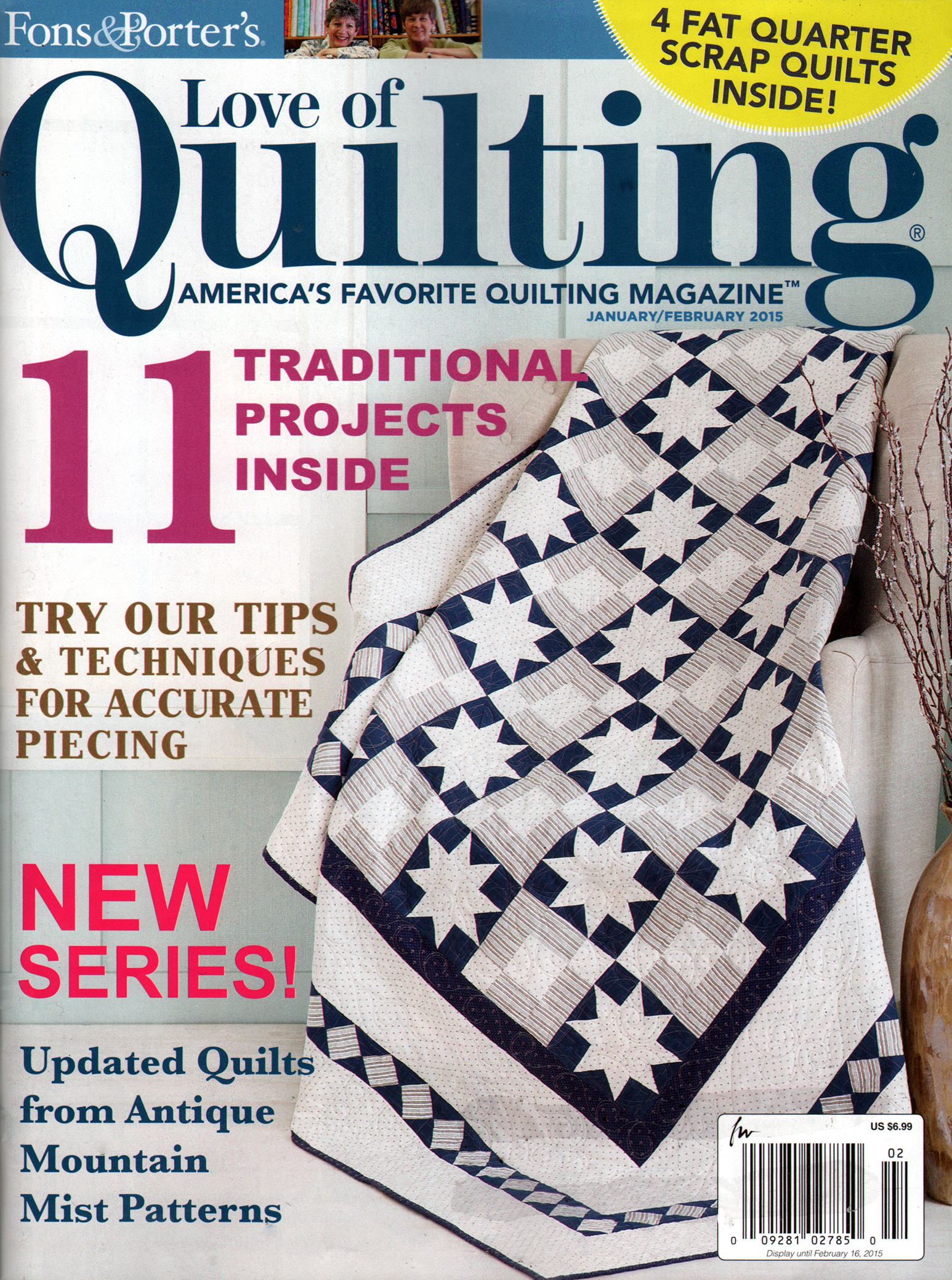 Fons-and-Porters-Love-of-Quilting January 01, 2015 Issue Cover
