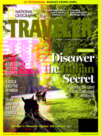 National Geographic Traveler October 01, 2012 Issue Cover