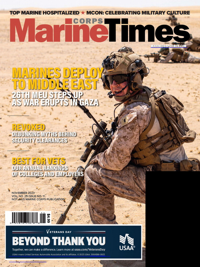 Marine-Corps-Times November 01, 2023 Issue Cover