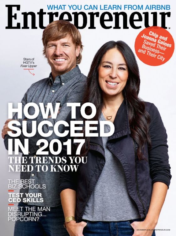 Entrepreneur December 01, 2016 Issue Cover