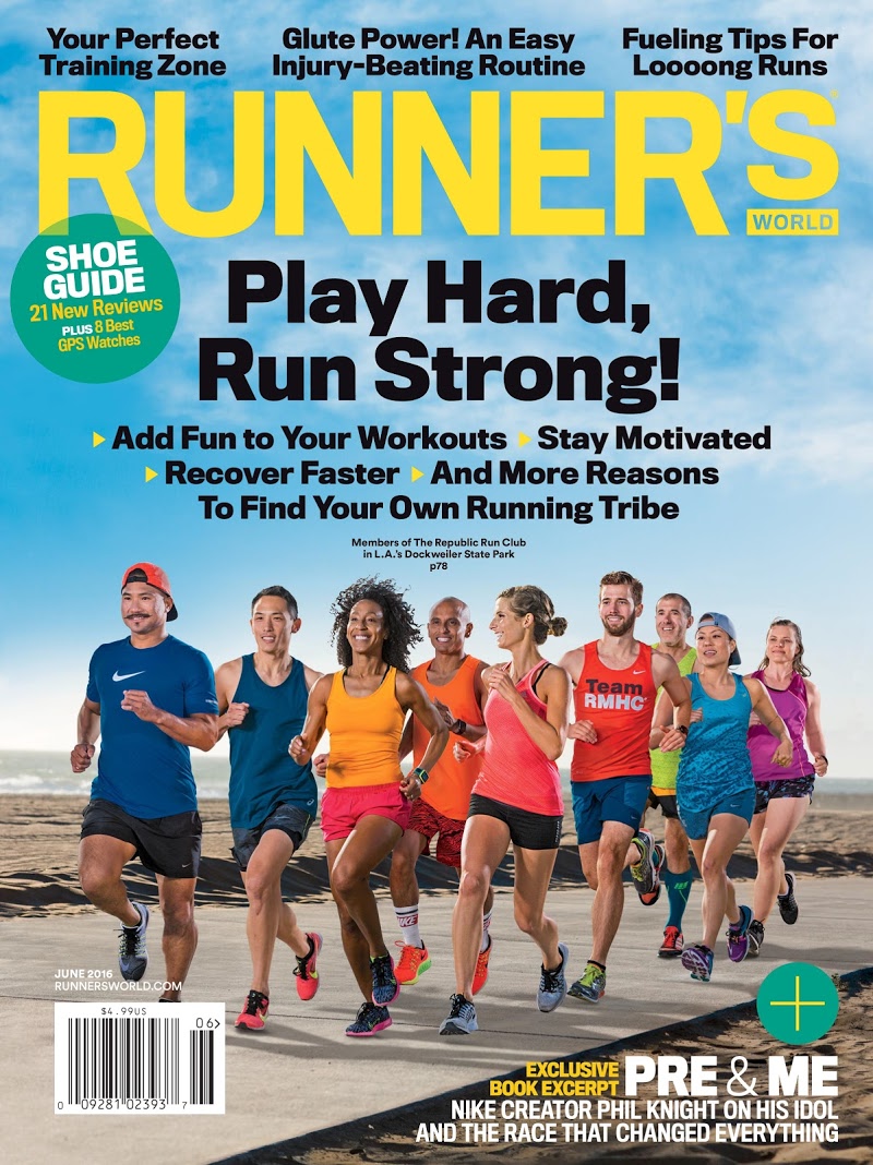 Runners-World June 01, 2016 Issue Cover