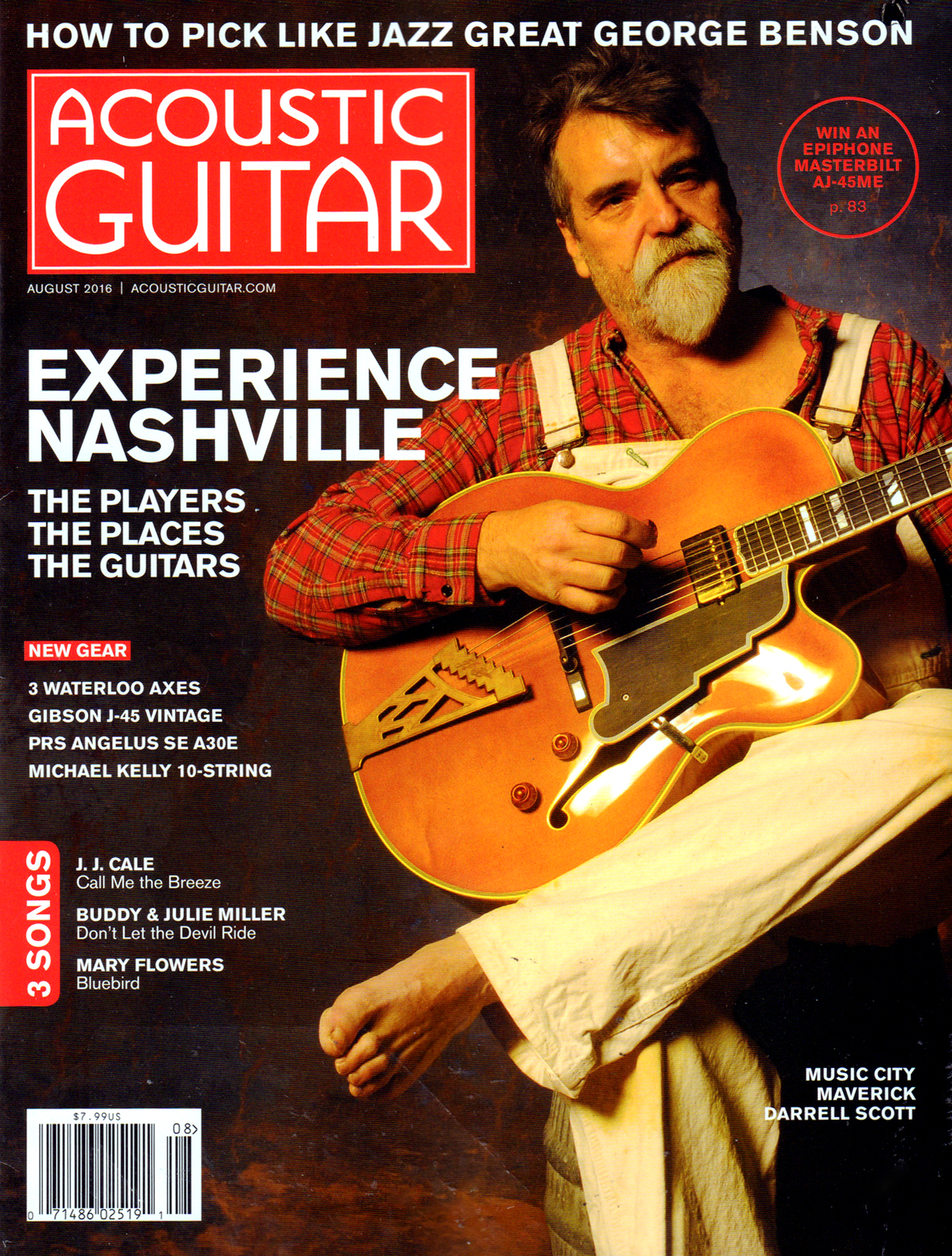 Acoustic-Guitar August 01, 2016 Issue Cover
