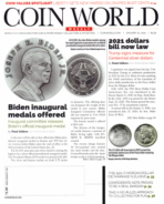 Coin-World-Weekly January 11, 2021 Issue Cover