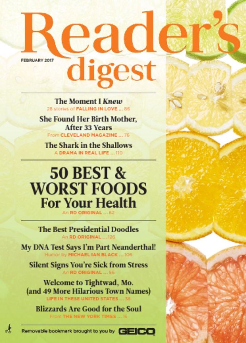 Readers-Digest February 01, 2017 Issue Cover